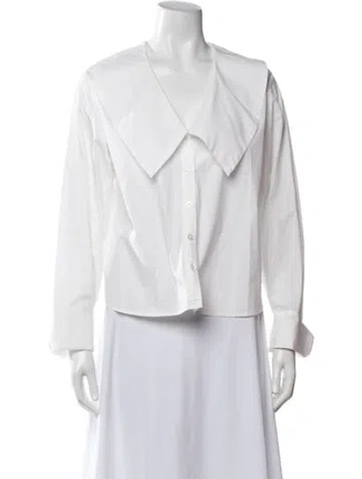 Pre-owned Deiji Studios Long Sleeve Top In Neutrals