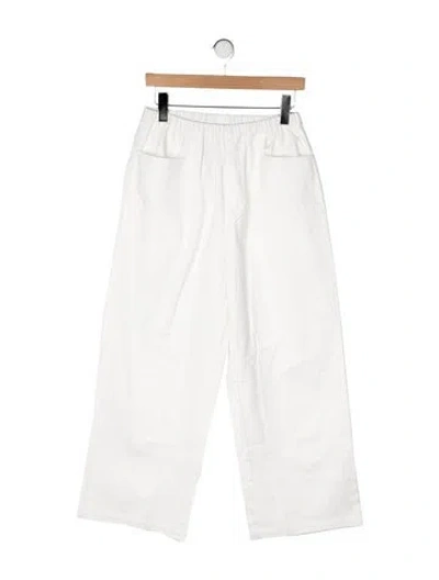 Pre-owned Deiji Studios Mid-rise Wide Leg Jeans In Multi