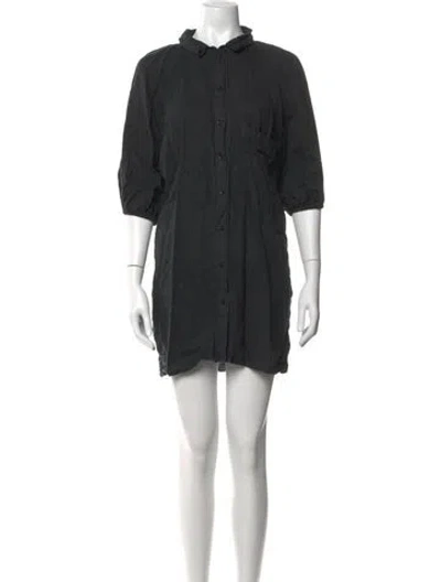 Pre-owned Deiji Studios Mini Dress In Black