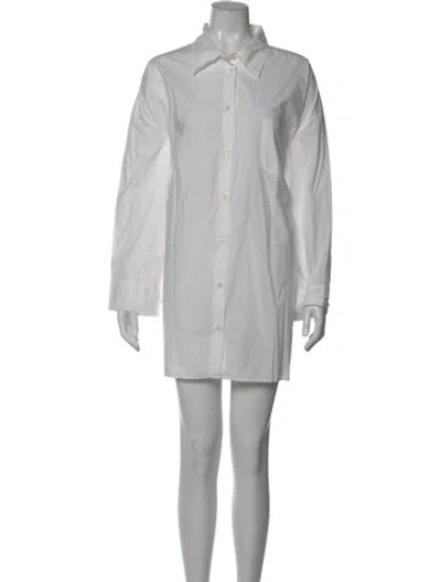 Pre-owned Deiji Studios Mini Dress In Neutral