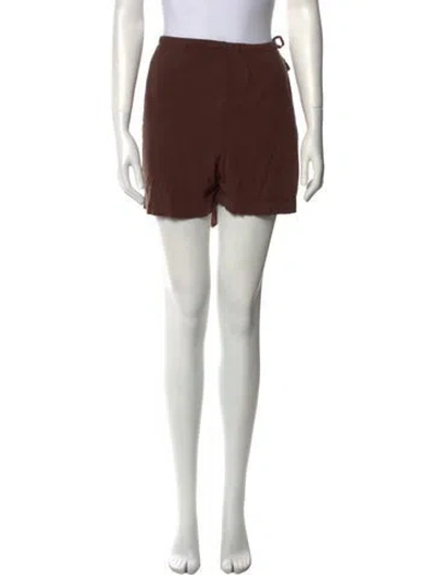 Pre-owned Deiji Studios Mini Shorts In Brown