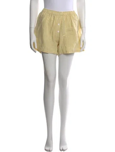 Pre-owned Deiji Studios Mini Shorts In Neutral