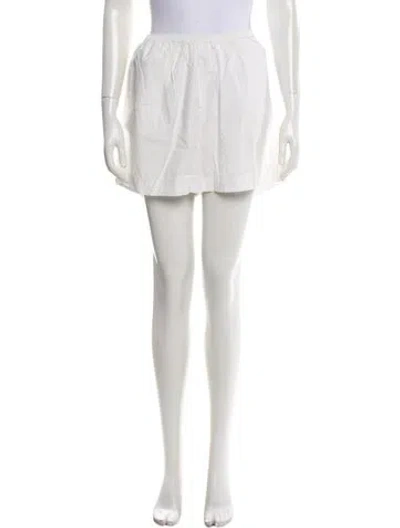 Pre-owned Deiji Studios Mini Shorts In White