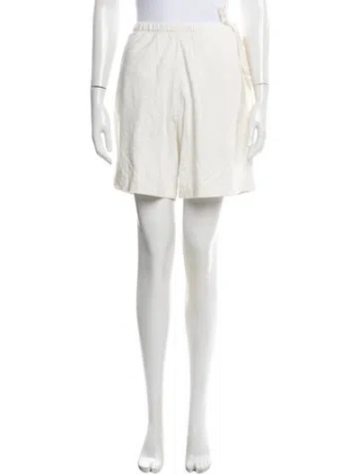 Pre-owned Deiji Studios Mini Shorts In White