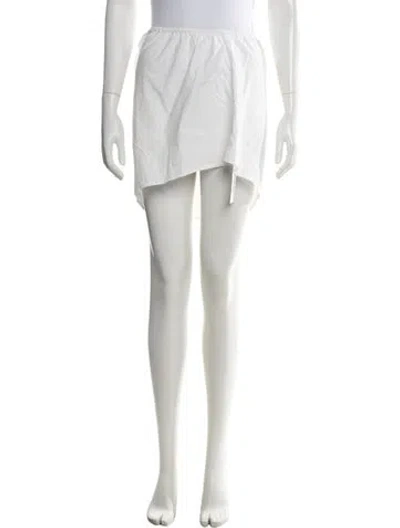 Pre-owned Deiji Studios Mini Skirt In Neutral