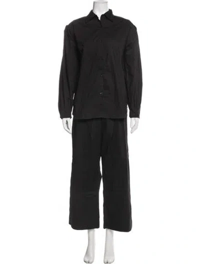 Pre-owned Deiji Studios Pant Set In Black