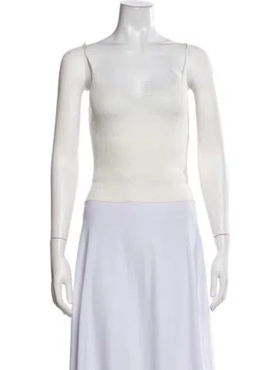 Pre-owned Deiji Studios Scoop Neck Sleeveless Top In Neutrals