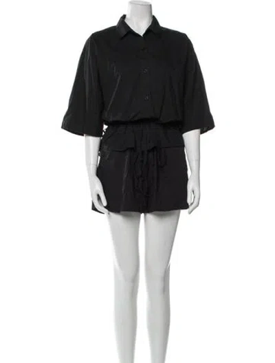 Pre-owned Deiji Studios Short Set In Black