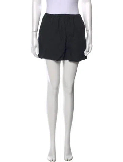 Pre-owned Deiji Studios Silk Mini Shorts In Blue