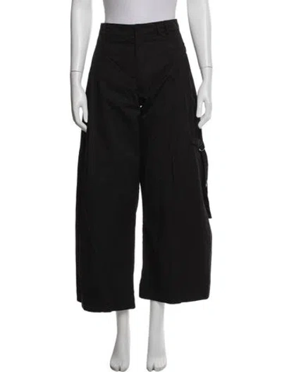 Pre-owned Deiji Studios Wide Leg Pants In Black