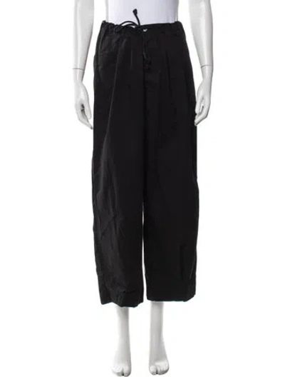 Pre-owned Deiji Studios Wide Leg Pants In Black