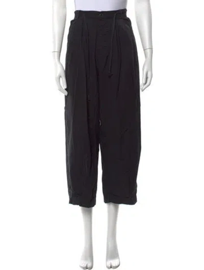 Pre-owned Deiji Studios Wide Leg Pants In Black