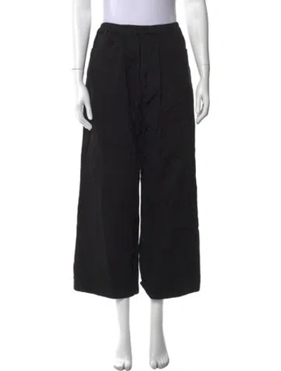 Pre-owned Deiji Studios Wide Leg Pants In Black