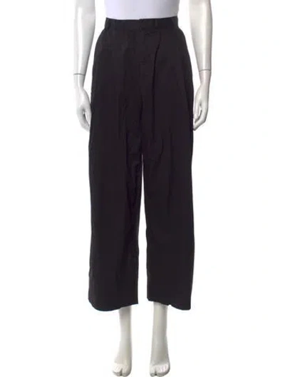 Pre-owned Deiji Studios Wide Leg Pants In Black