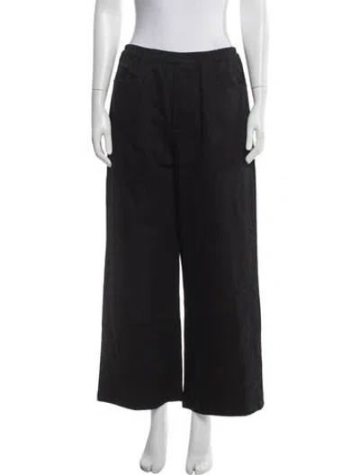 Pre-owned Deiji Studios Wide Leg Pants In Black