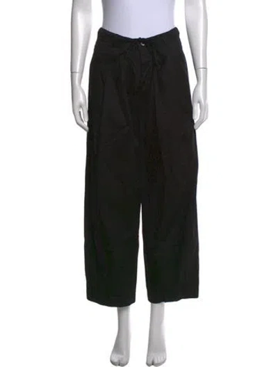 Pre-owned Deiji Studios Wide Leg Pants In Black