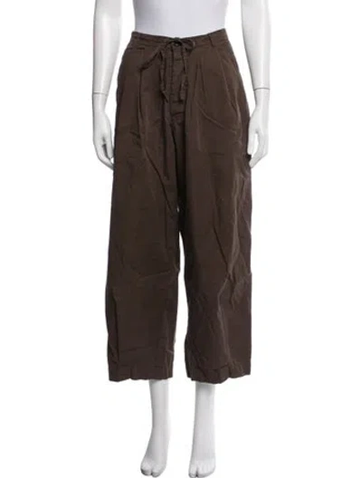 Pre-owned Deiji Studios Wide Leg Pants In Black