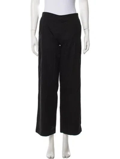 Pre-owned Deiji Studios Wide Leg Pants In Black