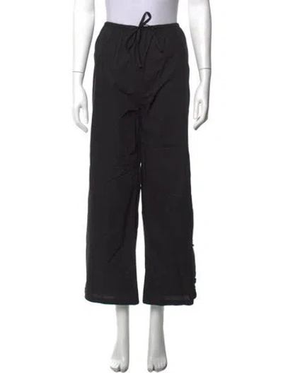 Pre-owned Deiji Studios Wide Leg Pants In Black