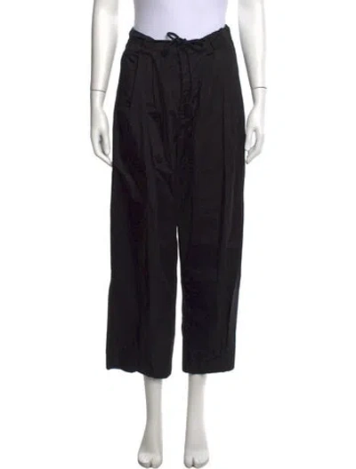Pre-owned Deiji Studios Wide Leg Pants In Black