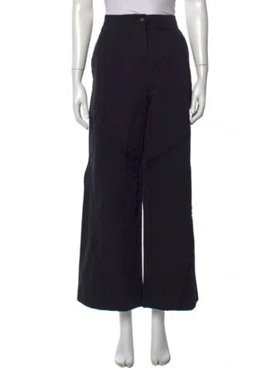 Pre-owned Deiji Studios Wide Leg Pants In Black