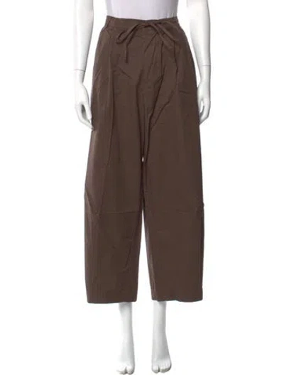 Pre-owned Deiji Studios Wide Leg Pants In Brown