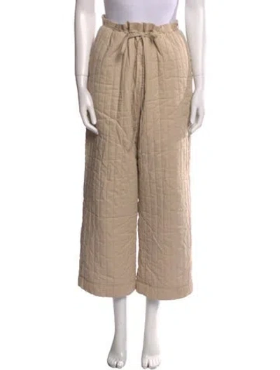 Pre-owned Deiji Studios Wide Leg Pants In Neutral
