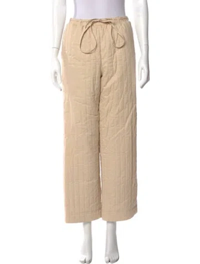 Pre-owned Deiji Studios Wide Leg Pants In Neutral