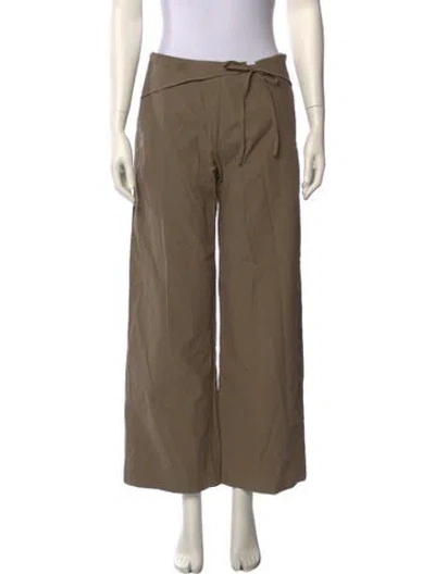 Pre-owned Deiji Studios Wide Leg Pants In Neutral