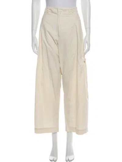 Pre-owned Deiji Studios Wide Leg Pants In Neutral