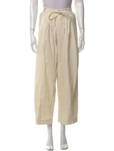 Pre-owned Deiji Studios Wide Leg Pants In Neutral