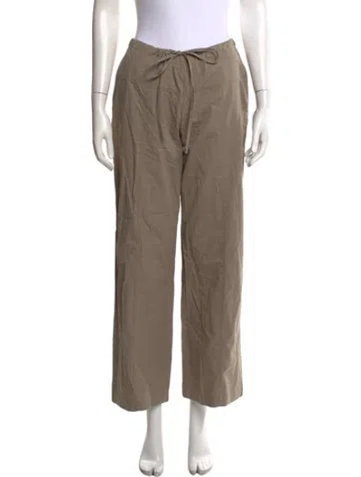 Pre-owned Deiji Studios Wide Leg Pants In Neutral