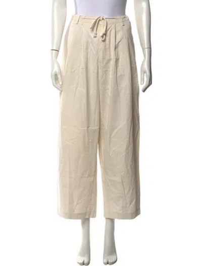 Pre-owned Deiji Studios Wide Leg Pants In Neutrals