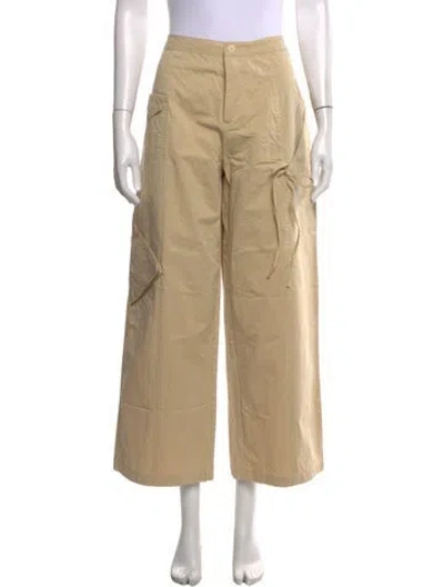 Pre-owned Deiji Studios Wide Leg Pants In Neutrals