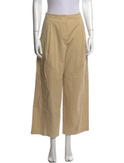 Pre-owned Deiji Studios Wide Leg Pants In Neutrals