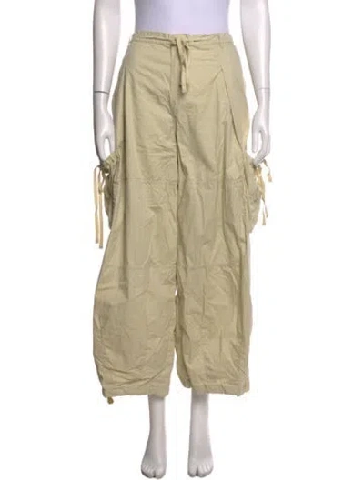 Pre-owned Deiji Studios Wide Leg Pants In Neutrals