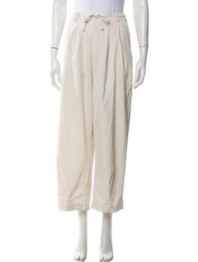 Pre-owned Deiji Studios Wide Leg Pants In Neutrals