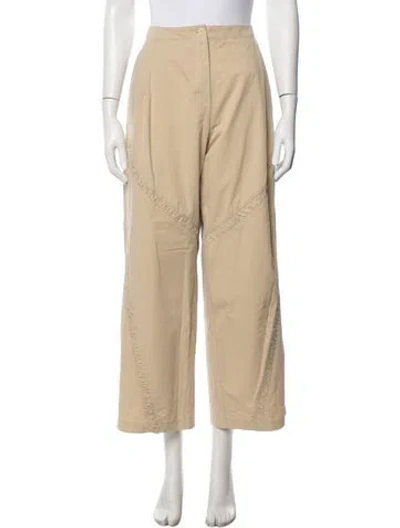 Pre-owned Deiji Studios Wide Leg Pants In Neutrals