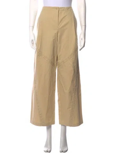 Pre-owned Deiji Studios Wide Leg Pants In Neutrals