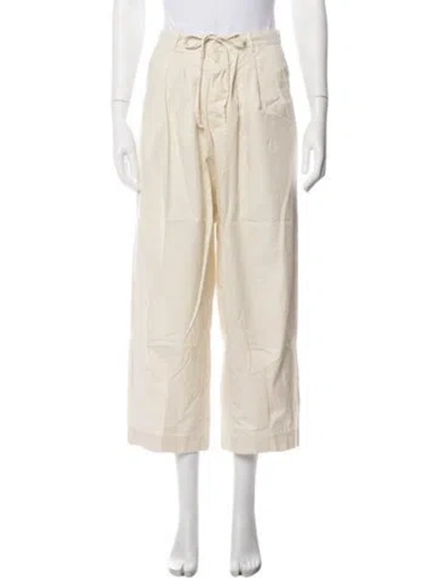Pre-owned Deiji Studios Wide Leg Pants In Neutrals
