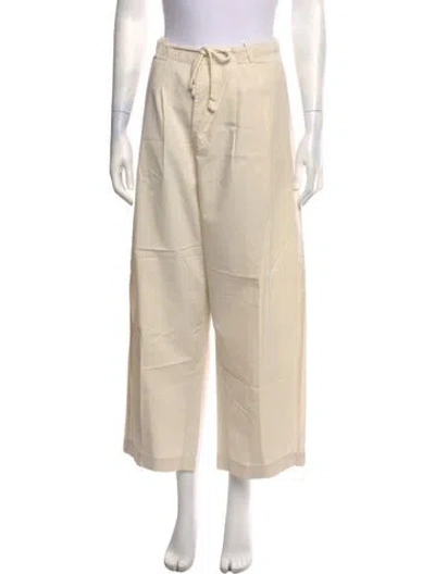 Pre-owned Deiji Studios Wide Leg Pants In Neutrals