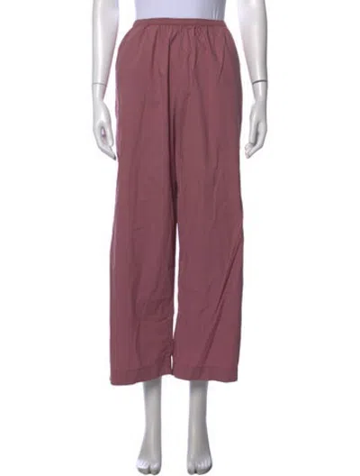 Pre-owned Deiji Studios Wide Leg Pants In Pink