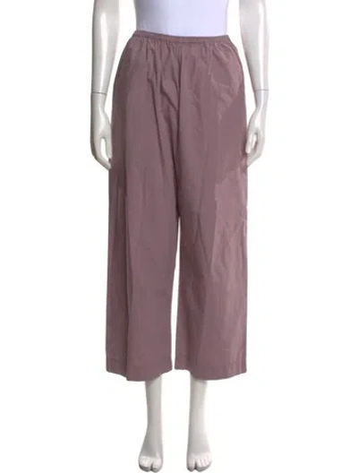 Pre-owned Deiji Studios Wide Leg Pants In Purple
