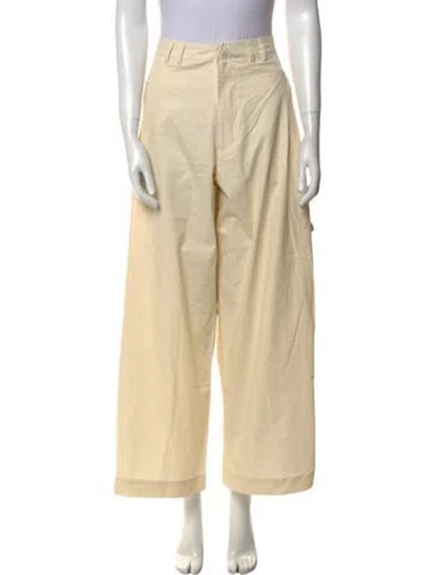 Pre-owned Deiji Studios Wide Leg Pants W/ Tags In Neutral