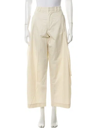 Pre-owned Deiji Studios Wide Leg Pants W/ Tags In Neutral