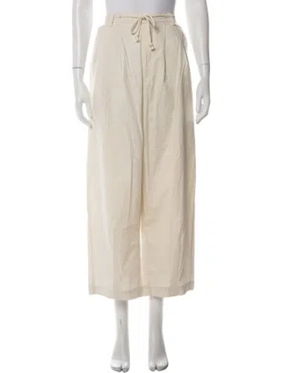 Pre-owned Deiji Studios Wide Leg Pants W/ Tags In Neutrals