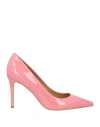 Deimille Woman Pumps Pastel Pink Size 10 Soft Leather