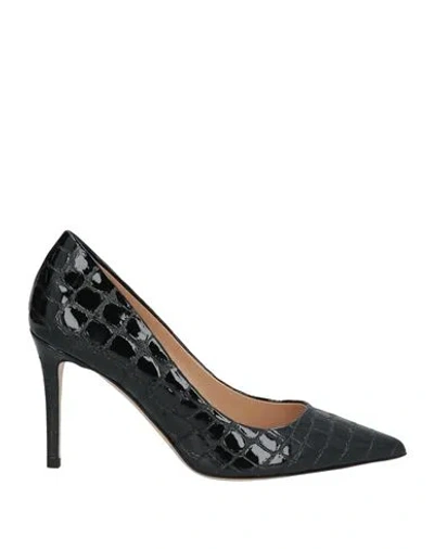 Deimille Woman Pumps Black Size 8 Leather