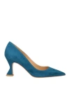 Deimille Woman Pumps Deep Jade Size 11 Soft Leather In Green