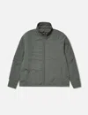 Deinet Check Contrast Bomber Jacket Charcoal In Gray